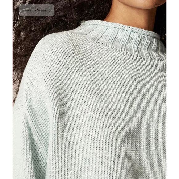 J. Crew 2025 Rollneck Sweater Pistachio Cream NWT size XS - Picture 3 of 8